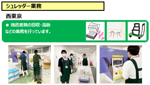 シュレッダー業務
